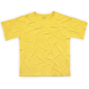 Żółty T-shirt z bambusa, Da…