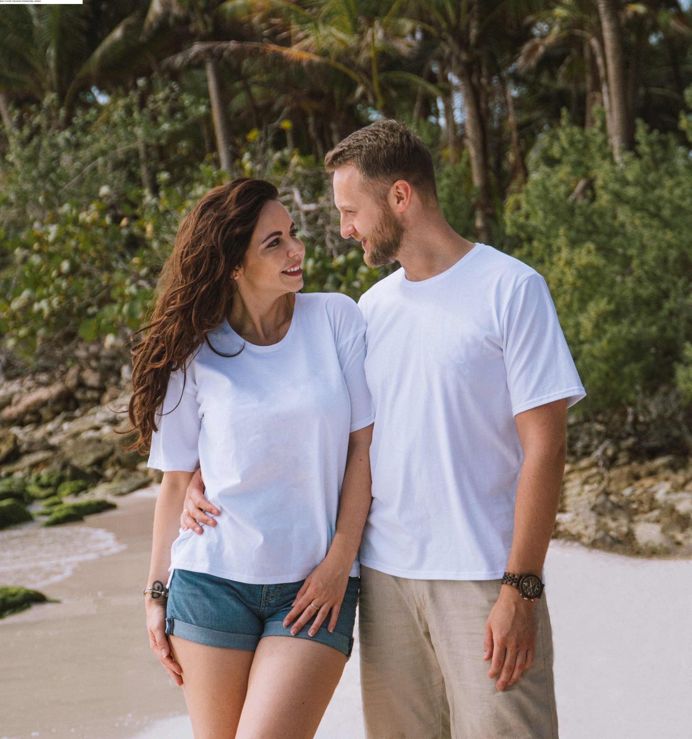 PARA - BIAŁE T-SHIRTY Z BAWEŁNY ORGANICZNEJ.