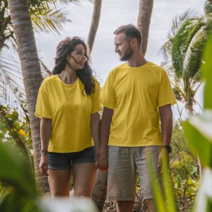 2pack! Żółte T-shirty z bam…
